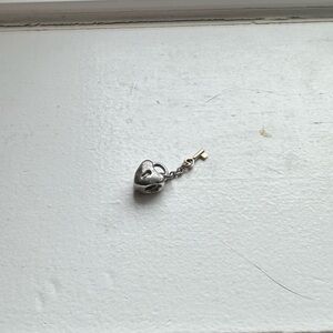Pandora key to my heart two tone charm